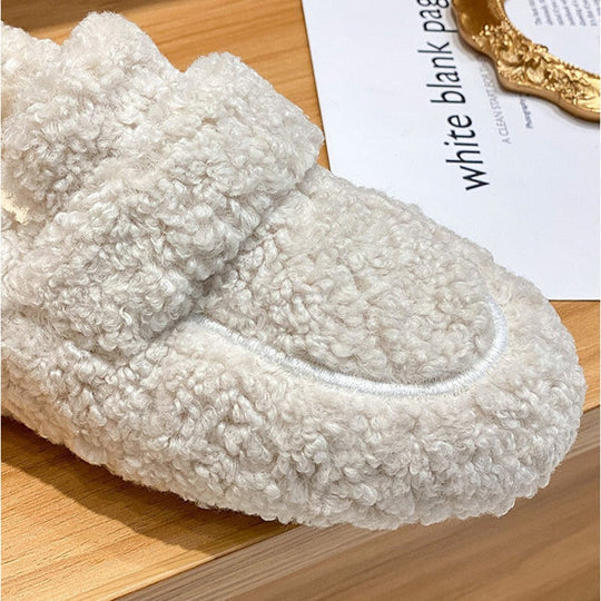 Pantofole di peluche per donna
