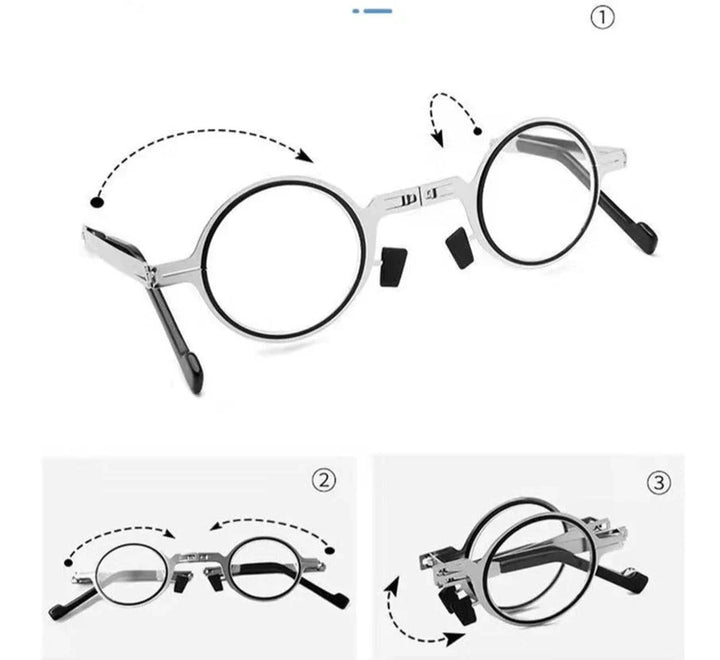 Occhiali da lettura pieghevoli