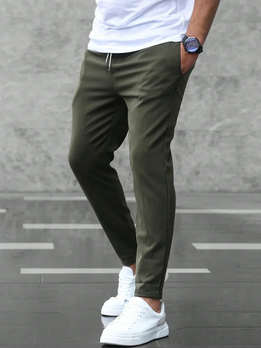 Pantaloni elasticizzati moderni da uomo