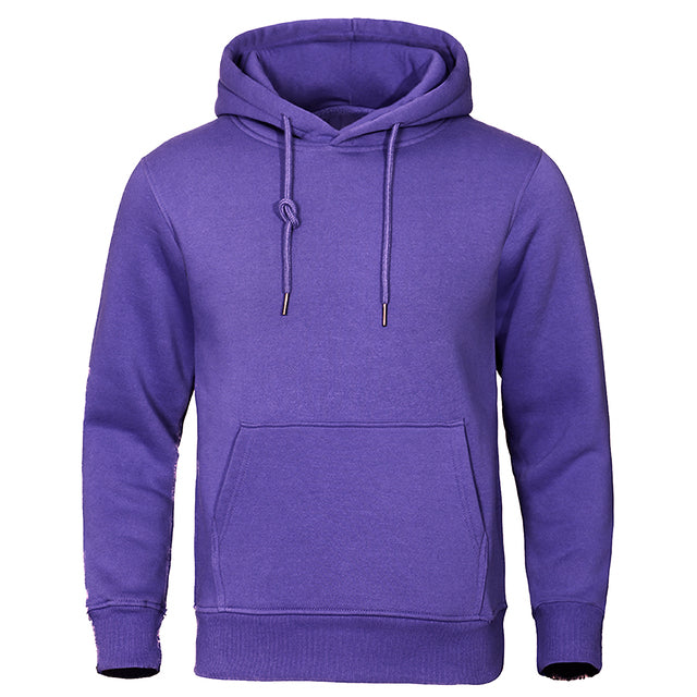 Felpa con cappuccio casual per uomo