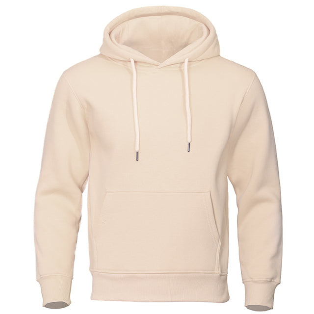 Felpa con cappuccio casual per uomo