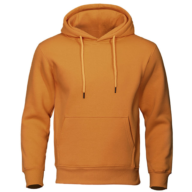 Felpa con cappuccio casual per uomo