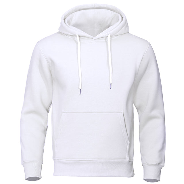 Felpa con cappuccio casual per uomo