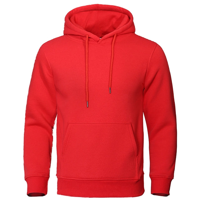 Felpa con cappuccio casual per uomo
