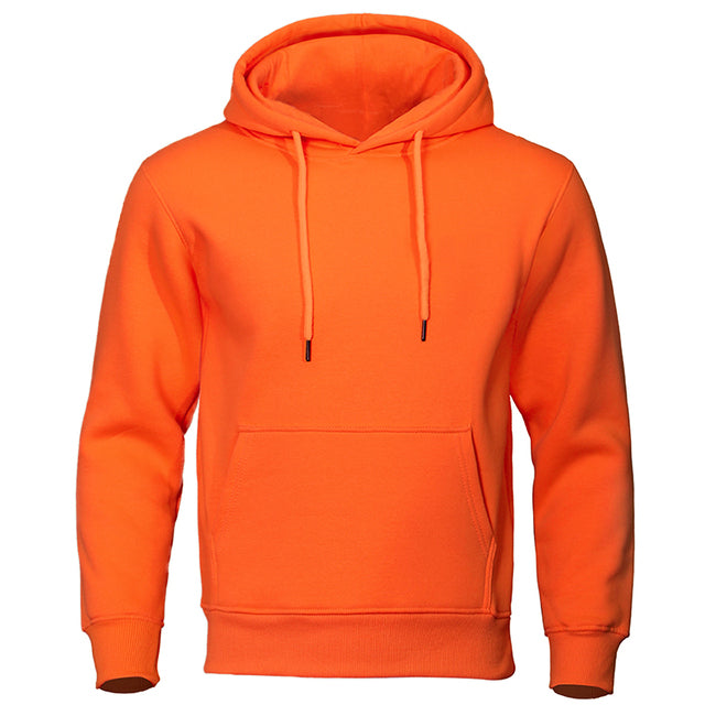 Felpa con cappuccio casual per uomo