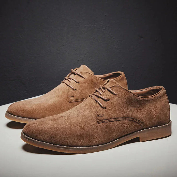 Scarpe Oxford in pelle scamosciata per uomo