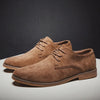 Scarpe Oxford in pelle scamosciata per uomo