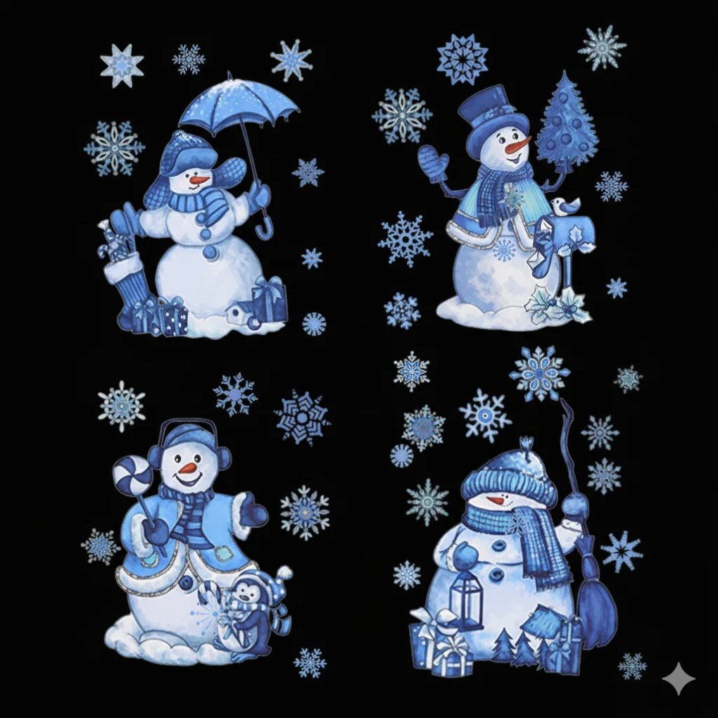 Juego de adhesivos para ventanas