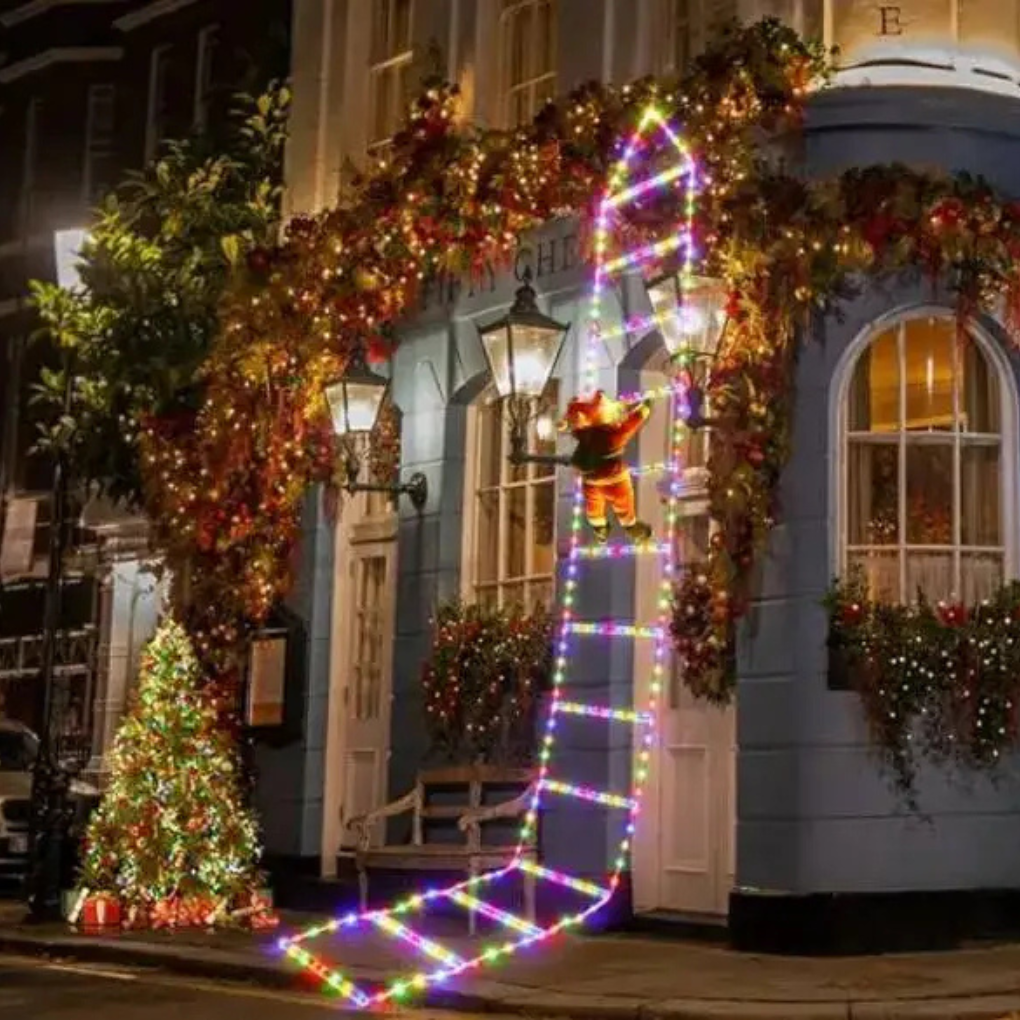 Decoración de Babbo Natale trepador