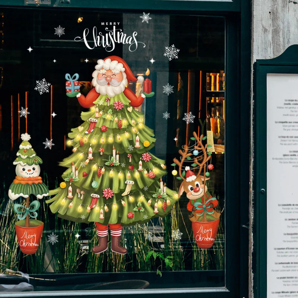 Adesivi per finestre - Edizione natalizia