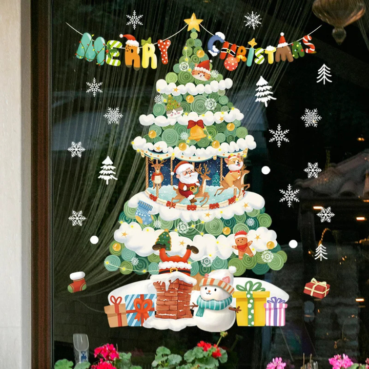 Adesivi per finestre - Edizione natalizia