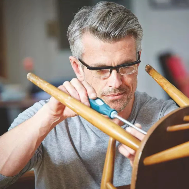 Gafas ajustables – Lentes autorregulantes