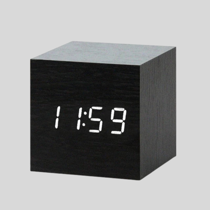 Reloj despertador digital a LED