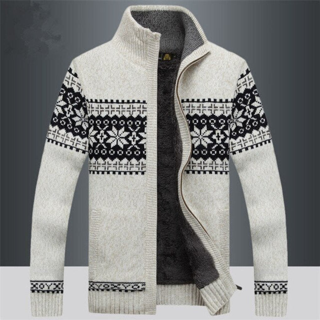 Cardigan de punto para hombre