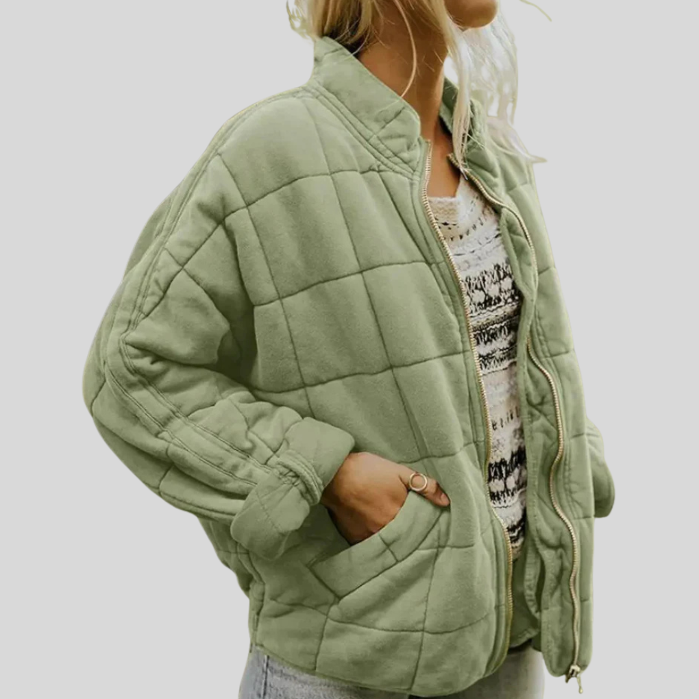 Chaqueta de entretiempo oversize para mujer