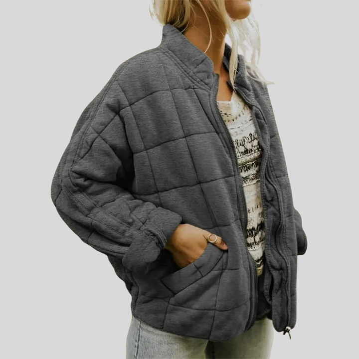 Chaqueta de entretiempo oversize para mujer