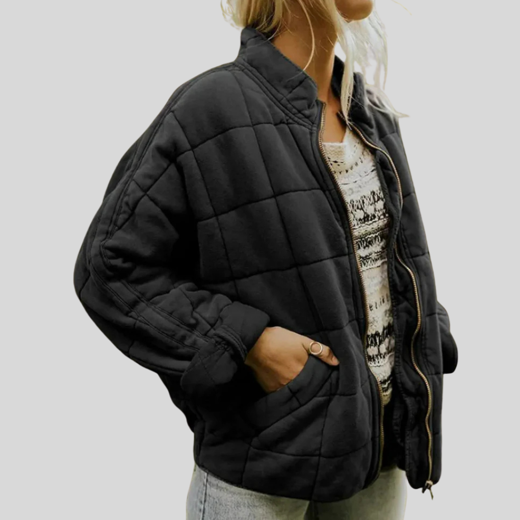 Chaqueta de entretiempo oversize para mujer