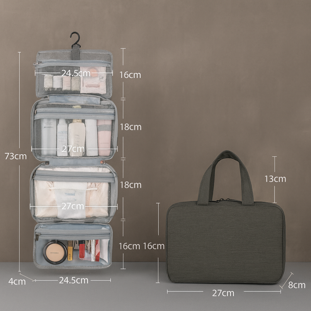 Organizzatore per articoli da toeletta multiscomparto