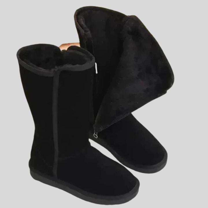 Botas de invierno para mujer de piel ante