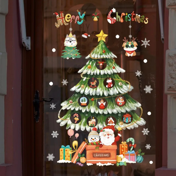 Adesivi per finestre - Edizione natalizia