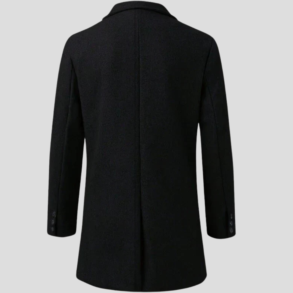 Cappotto classico da uomo con rever