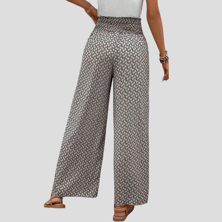 Pantaloni con stampa geometrica moderna
