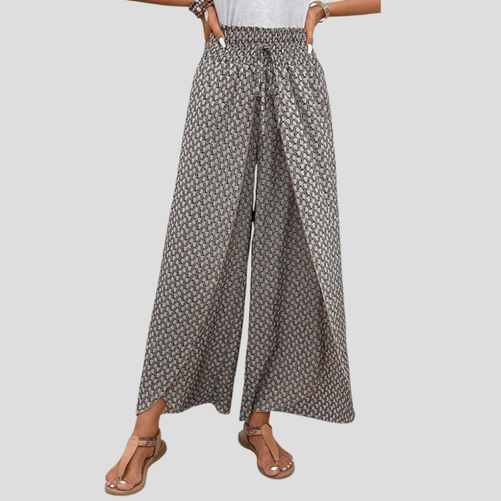 Pantaloni con stampa geometrica moderna