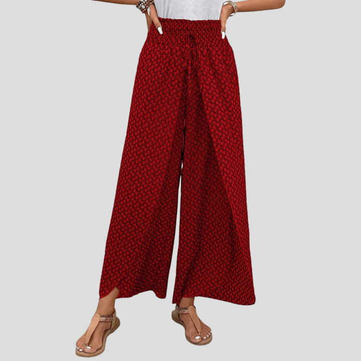 Pantaloni con stampa geometrica moderna