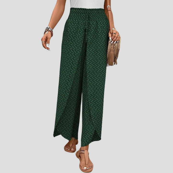 Pantaloni con stampa geometrica moderna