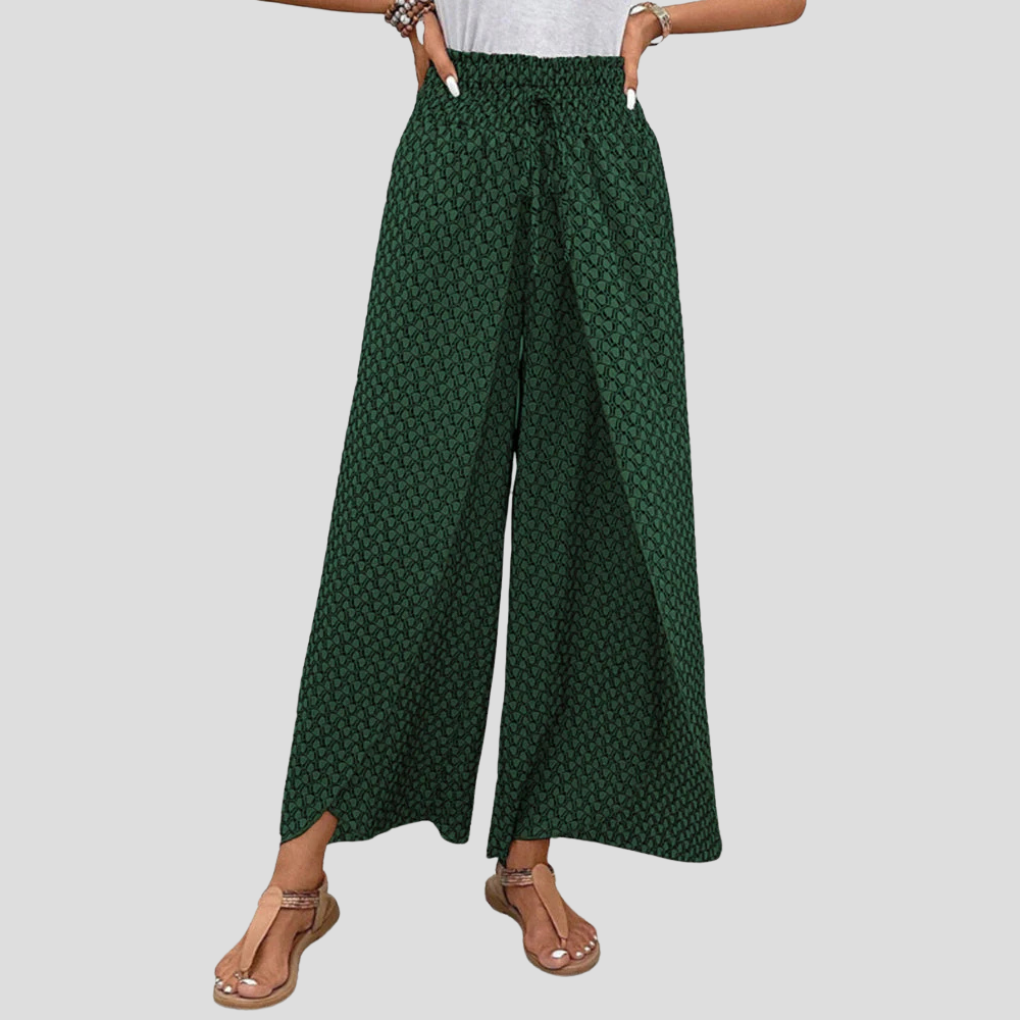 Pantaloni con stampa geometrica moderna
