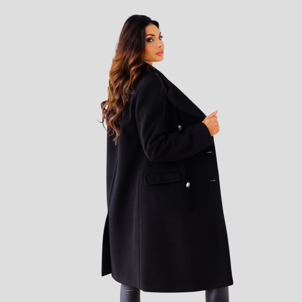 Cappotto doppiopetto da donna