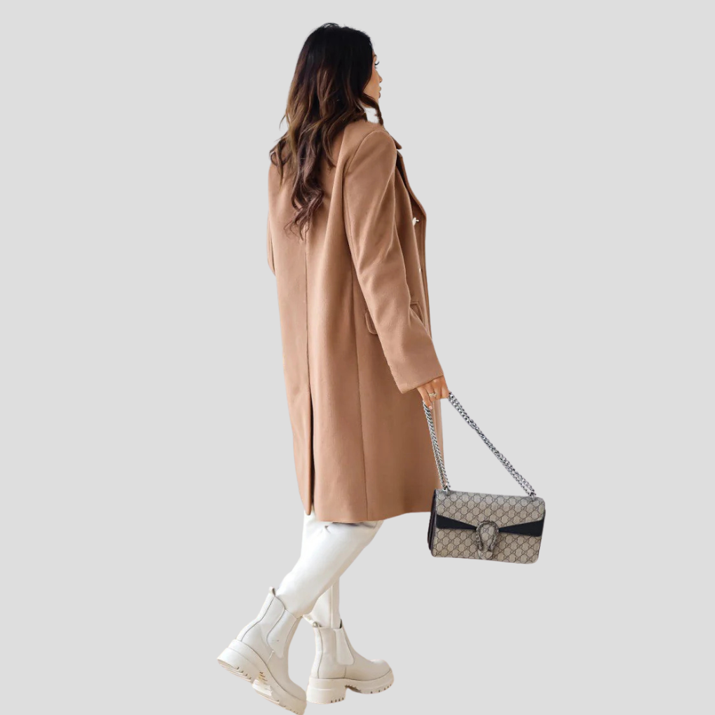 Cappotto doppiopetto da donna