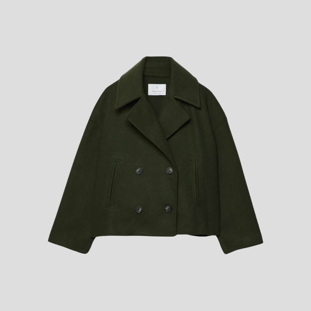 Cappotto corto doppiopetto chic