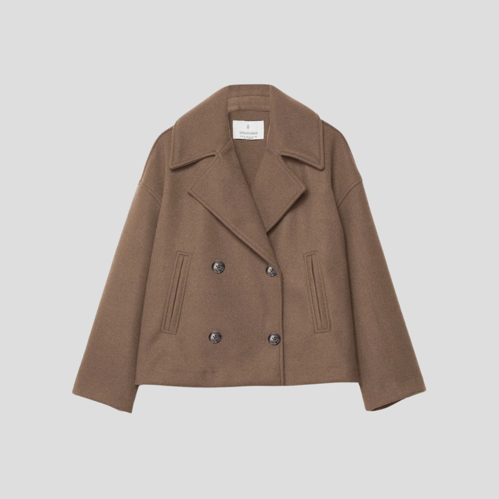 Cappotto corto doppiopetto chic