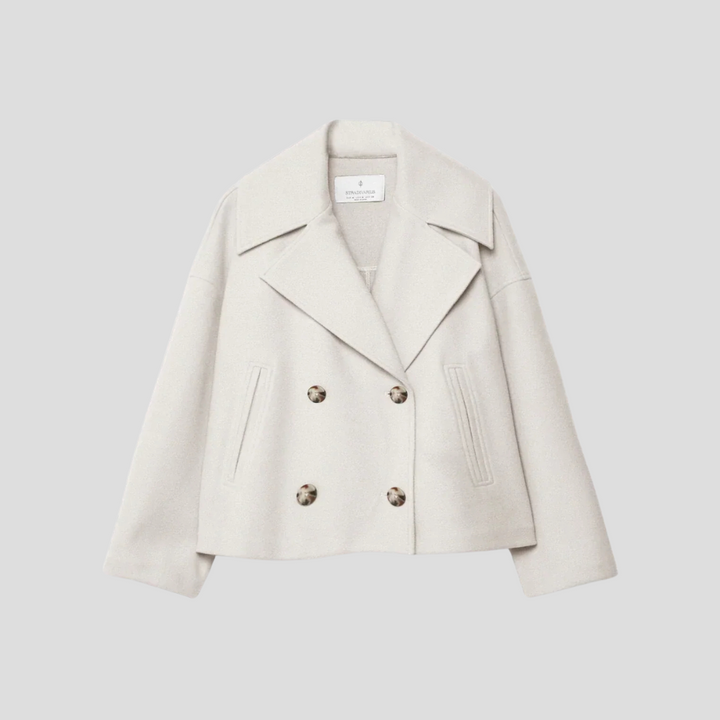 Cappotto corto doppiopetto chic
