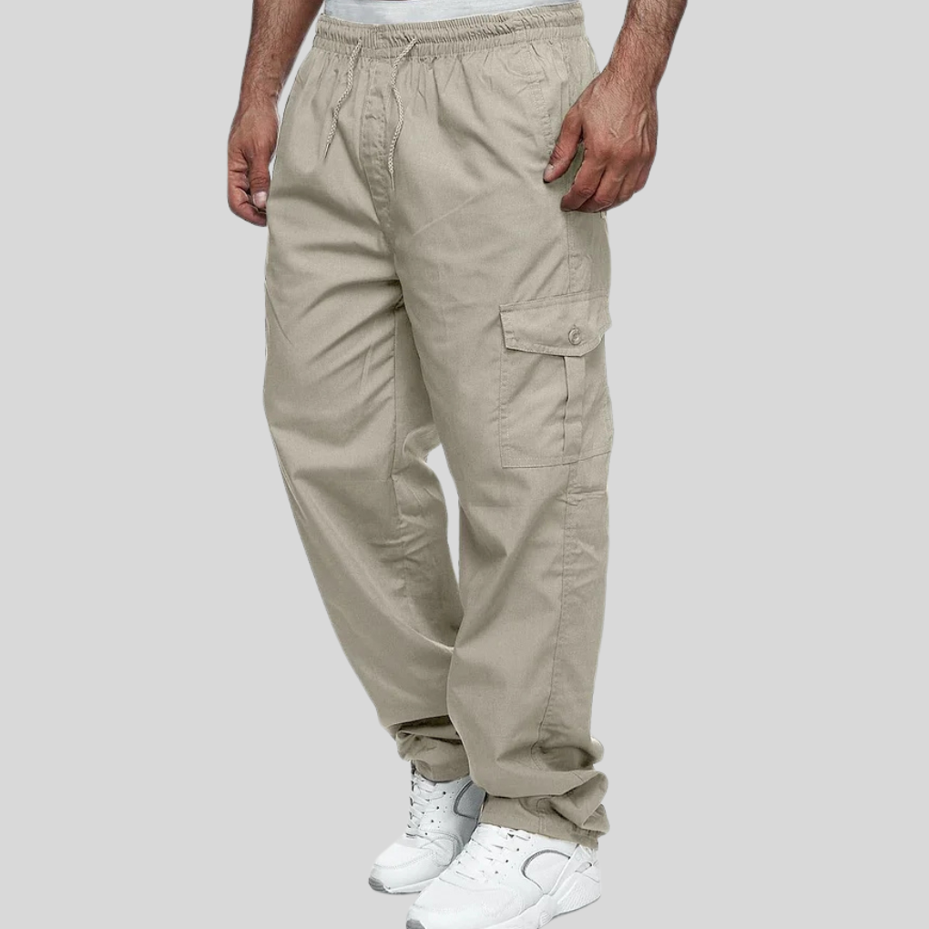 Pantaloni da uomo per attività all'aperto con design multitasche