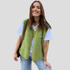 Smanicato in lana alla moda da donna
