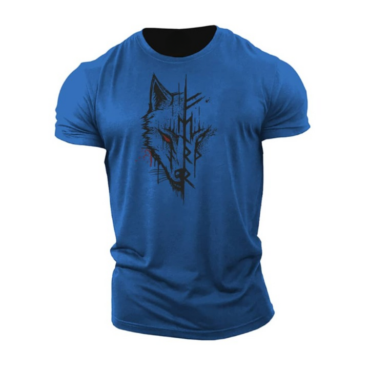T-shirt da uomo in cotone a maniche corte