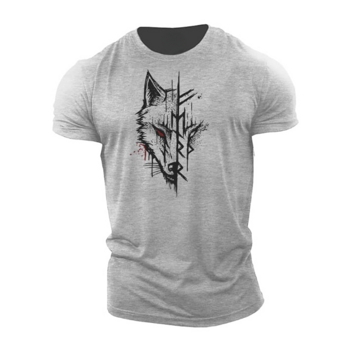 T-shirt da uomo in cotone a maniche corte