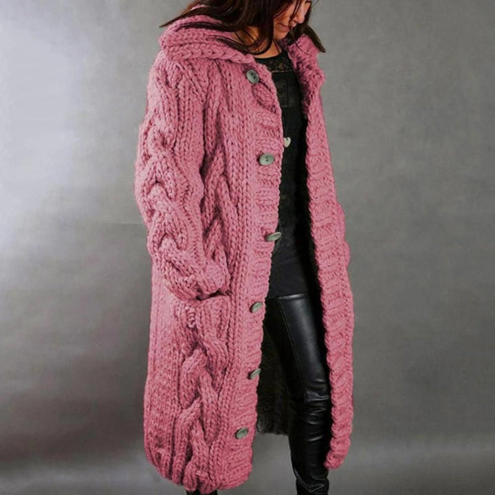 Cappotto in maglia da donna