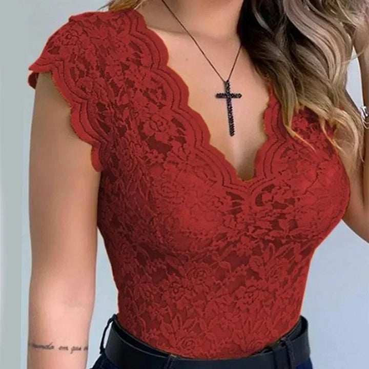 Camicetta senza maniche slim fit