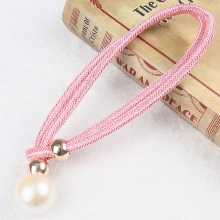 Set di 2 eleganti fermatende con perle