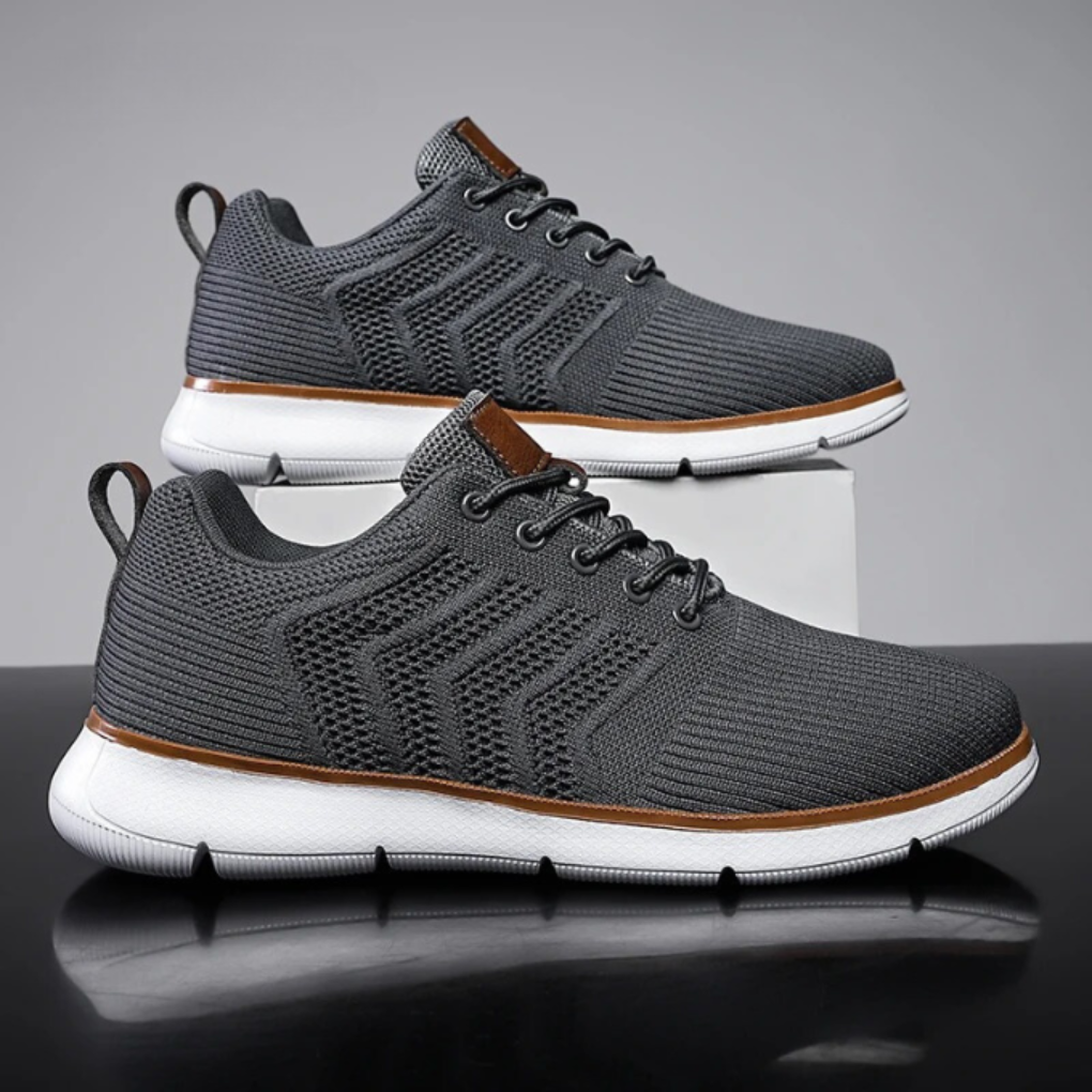 Sneakers sportive da uomo in mesh traspirante