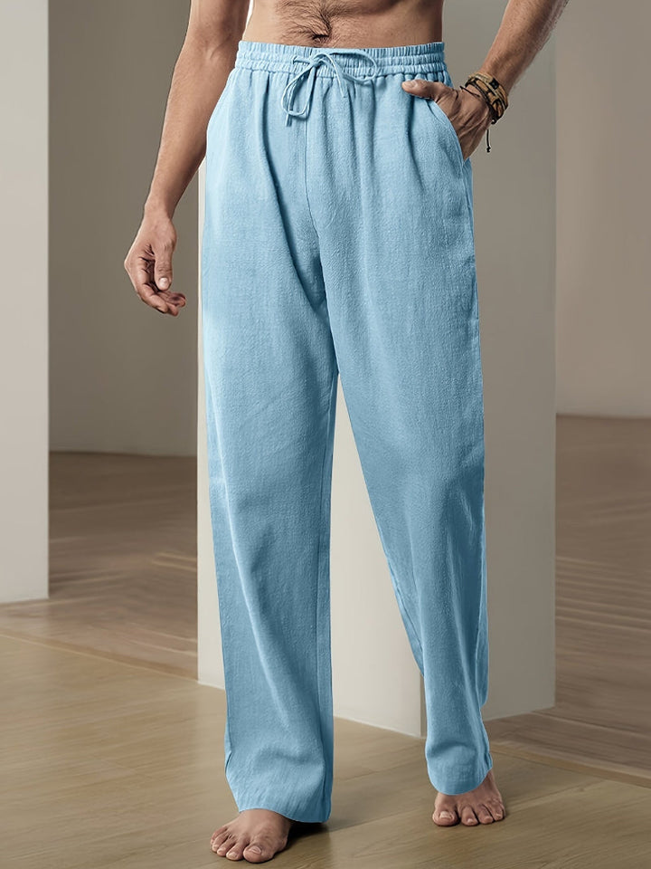 Pantaloni con coulisse dal taglio rilassato da uomo