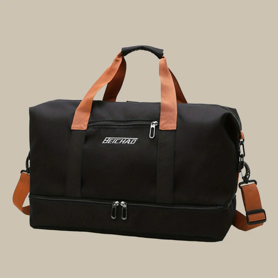 ArancioneBorsa da viaggio da uomo spaziosa ed elegante