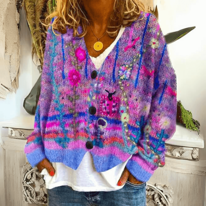 Cardigan in morbida maglia di cashmere