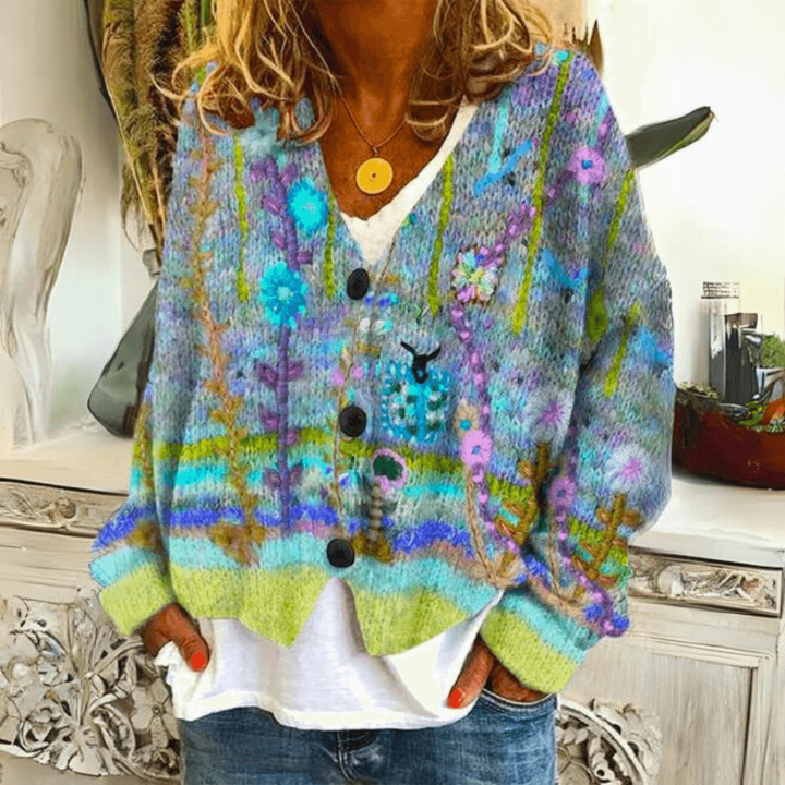 Cardigan in morbida maglia di cashmere