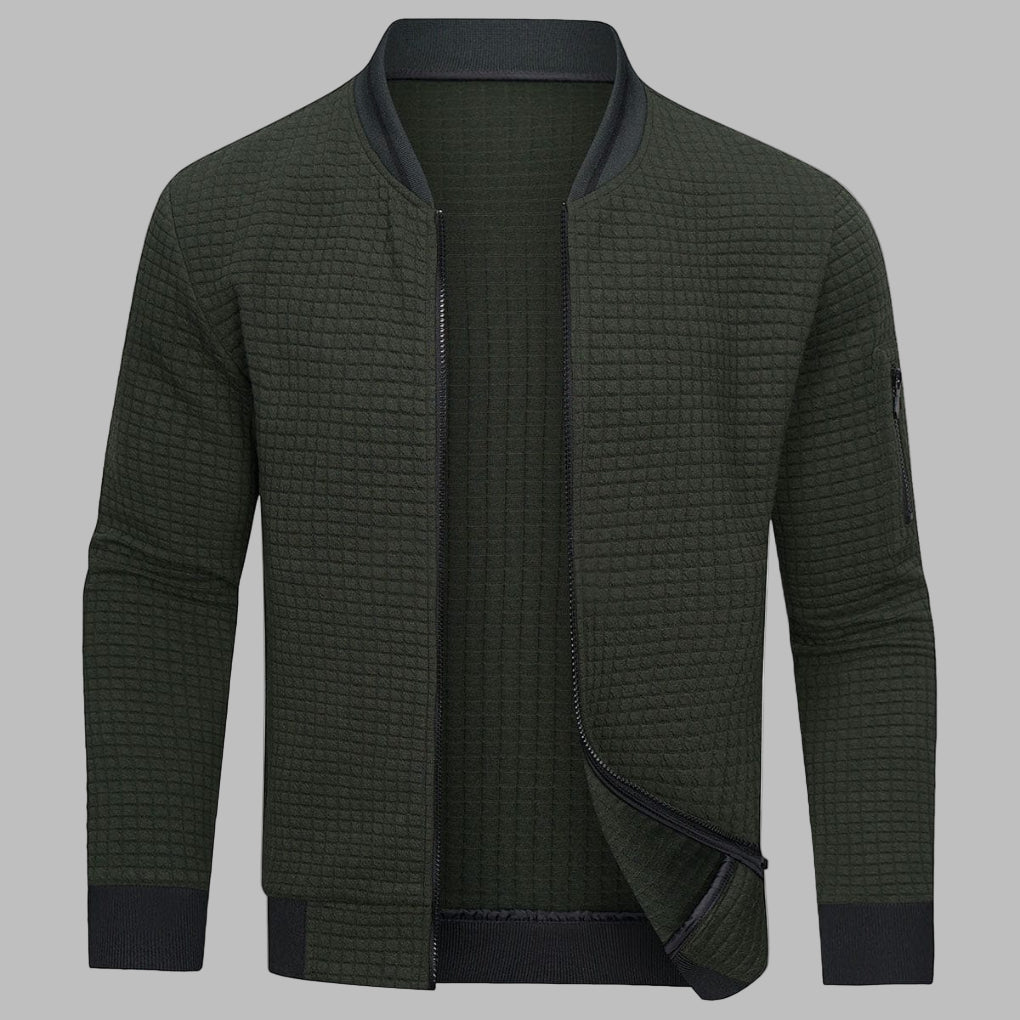 Maglione con cerniera da uomo comodo e caldo