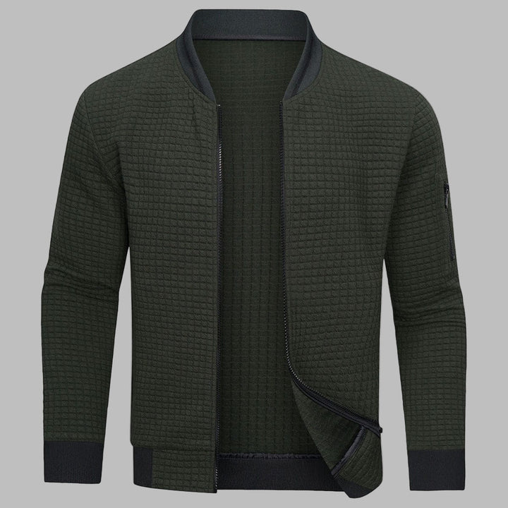 Maglione con cerniera da uomo comodo e caldo