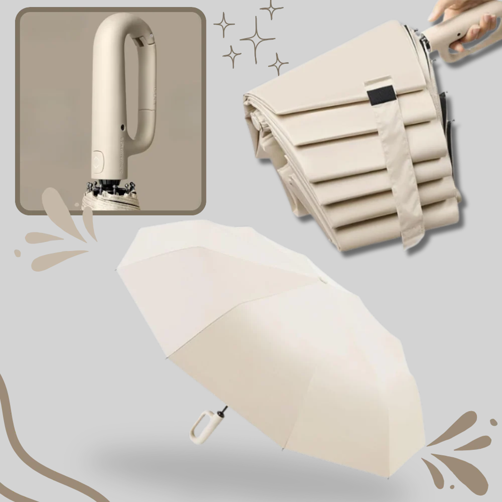 Ombrello con blocco automatico: design affidabile con caratteristiche adatte alle intemperie